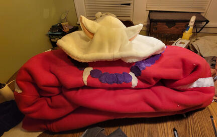 Inuyasha themed blanket hoodie Inuyasha themed blanket hoodie