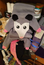 Opossum scarf