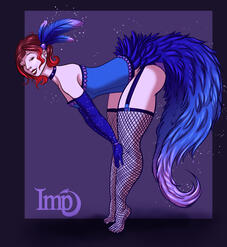 Full body, simple shading