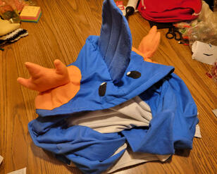 Mudkip themed Complex Blanket Hoodie Mudkip themed Complex Blanket Hoodie