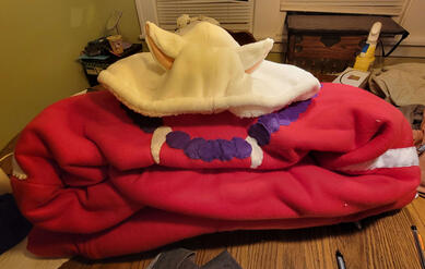 Inuyasha themed Blanket Hoodie Inuyasha themed Blanket Hoodie