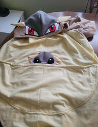 Kangaskhan themed Complex Blanket Hoodie